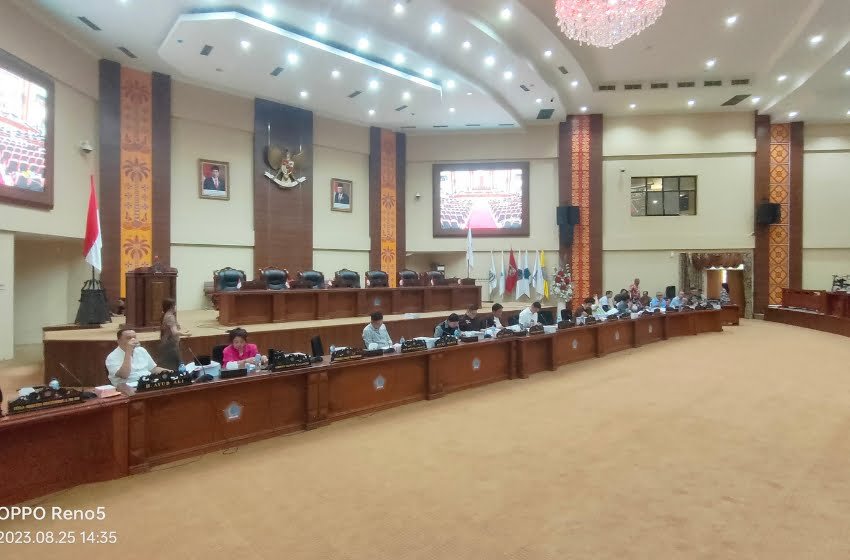 KUA PPAS T.A 2024, Banggar DPRD Sulut Kuliti Tim TAPD