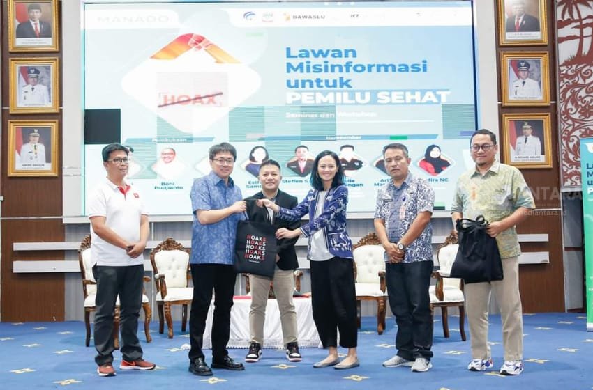 Buka Workshop Lawan Misinformasi Untuk Pemilu Sehat, Ini Harapan Walikota Angouw