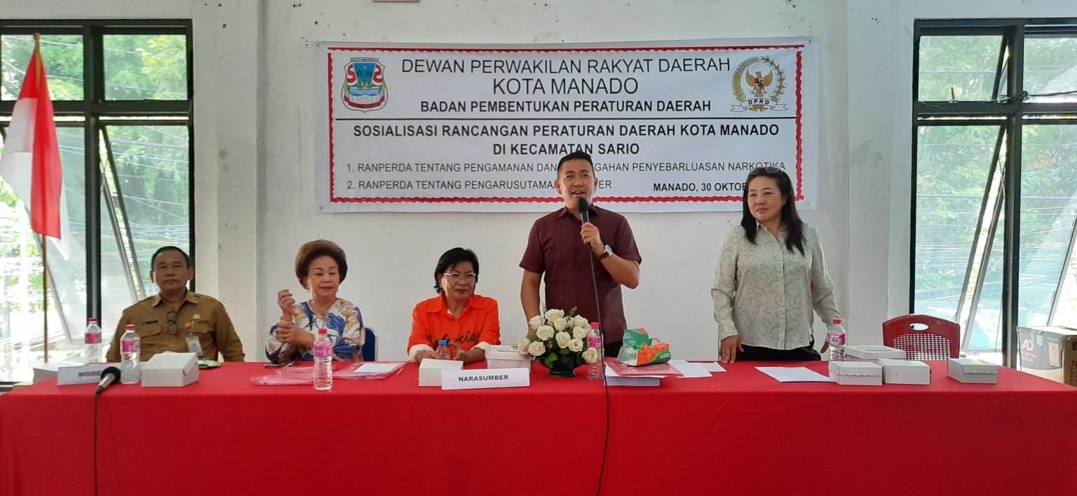 Bapemperda DPRD Manado Sosialisasikan Dua Ranperda Penting