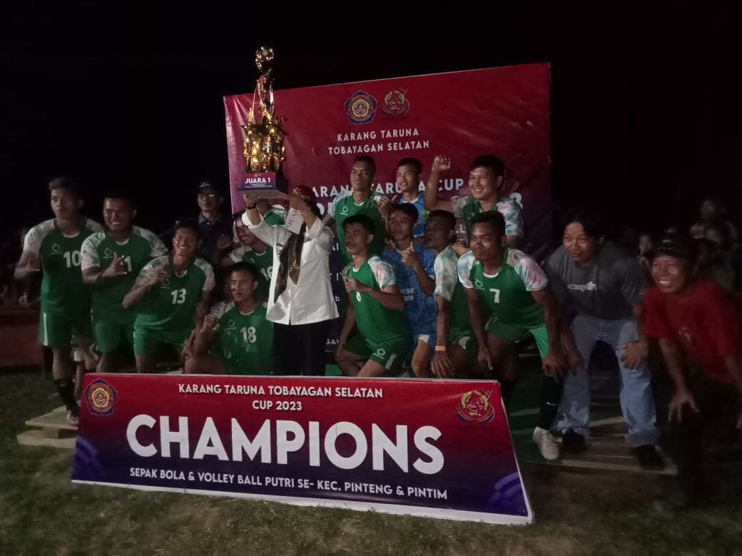 Penutupan Turnamen Karang Taruna Tobayagan Selatan Cup Berlangsung Meriah