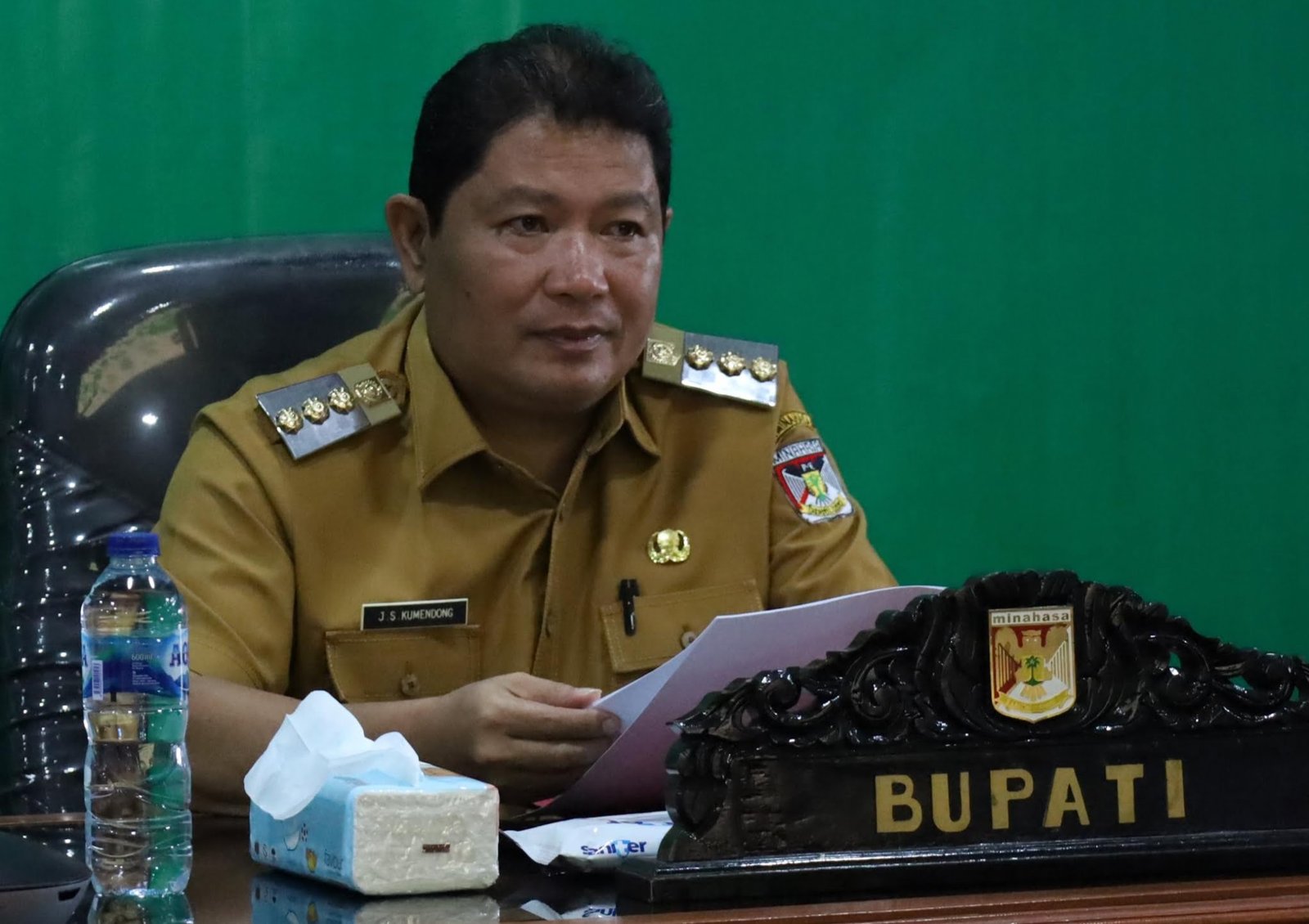 Bupati Kumendong Dilantik Ketua Umum Panitia Hapsa PKB Sinode GMIM