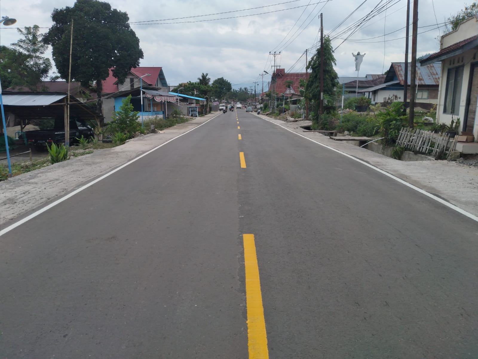 Proyek Pelebaran Jalan Sinisir Batas Kotamobagu Boltim Selesai dikerjakan BPJN Sulut