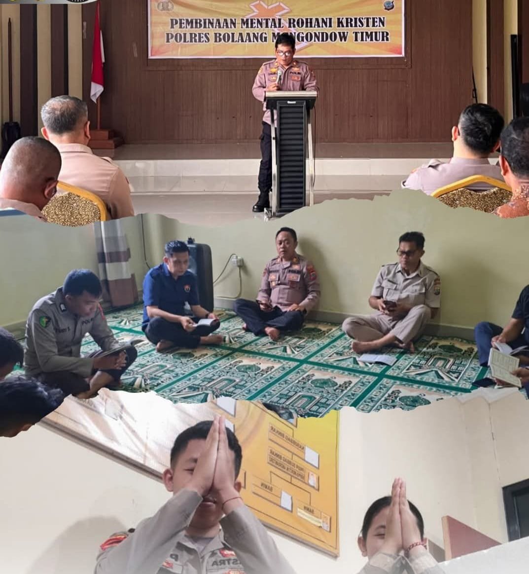 Polres Boltim Rutin Lakukan Pembinaan Rohani dan Metal
