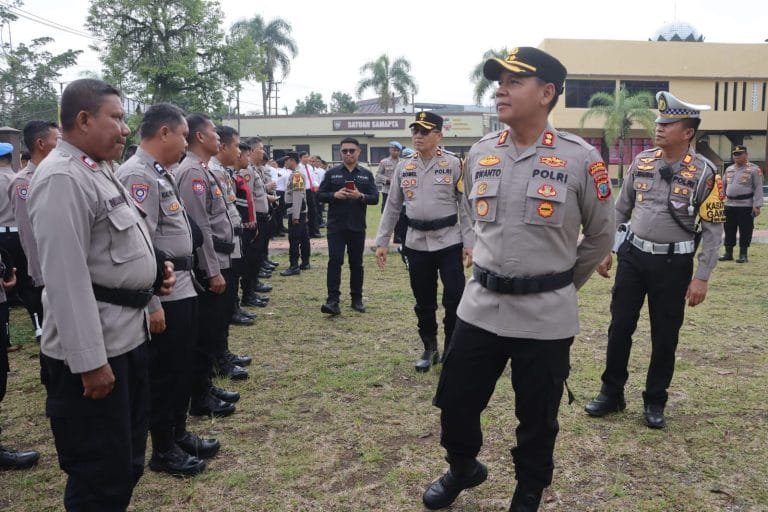 Kapolres Kotamobagu Pimpin Langsung Pelaksanaan Gaktibplin