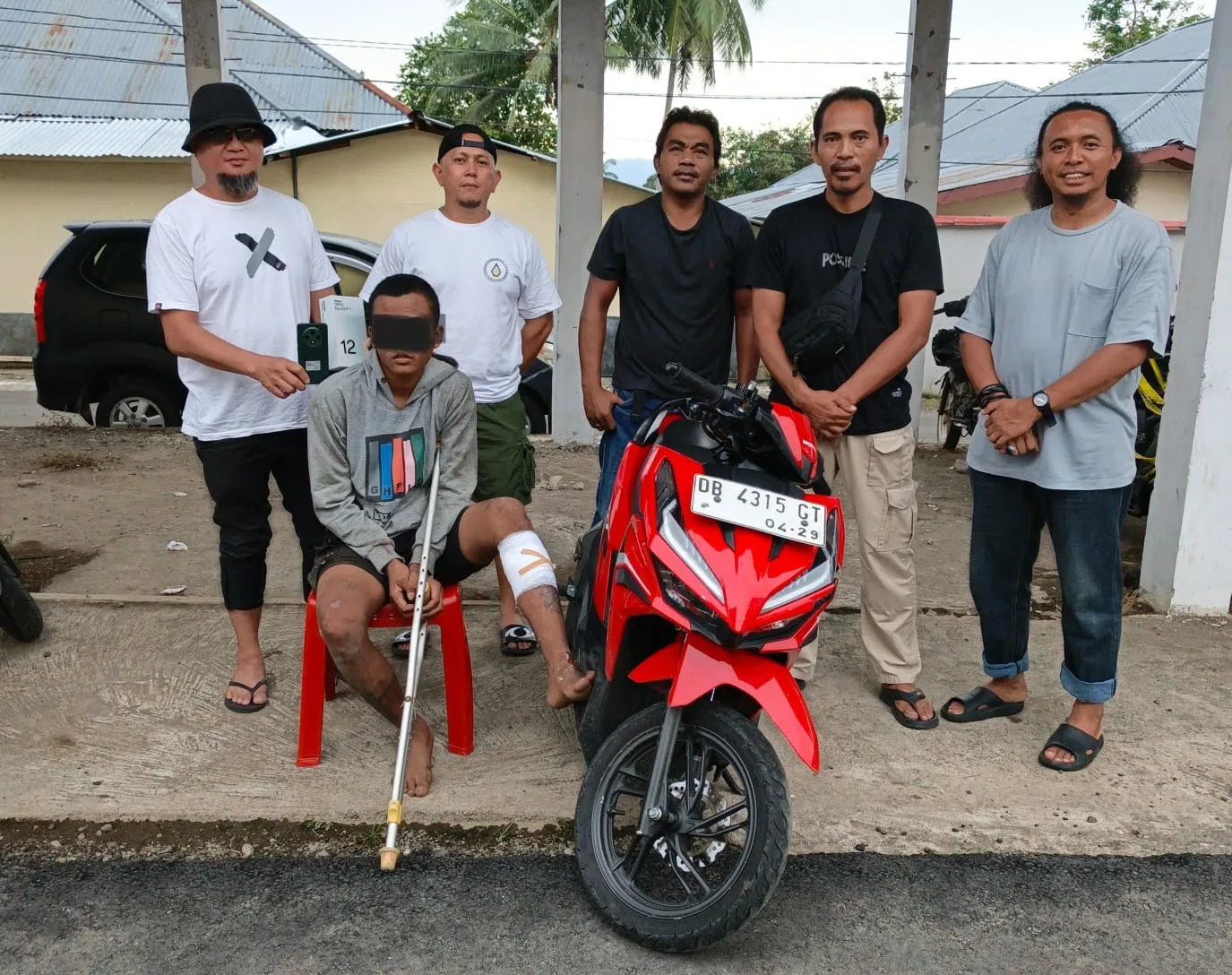 Tim Resmob Kotamobagu Lumpuhkan Terduga Pelaku Curanmor