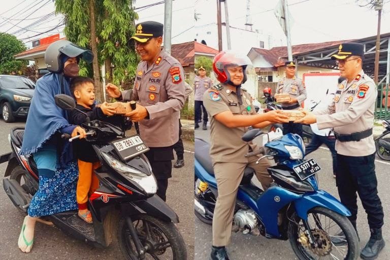 Kapolres Berbagi Takjil di Bulan Yang Penuh Berkah