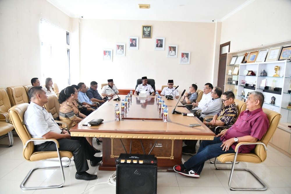 Oskar Manoppo Menyampaikan Apresiasi Rasa Terima Kasih atas Kunjungan Jajaran Sinode GMIBM