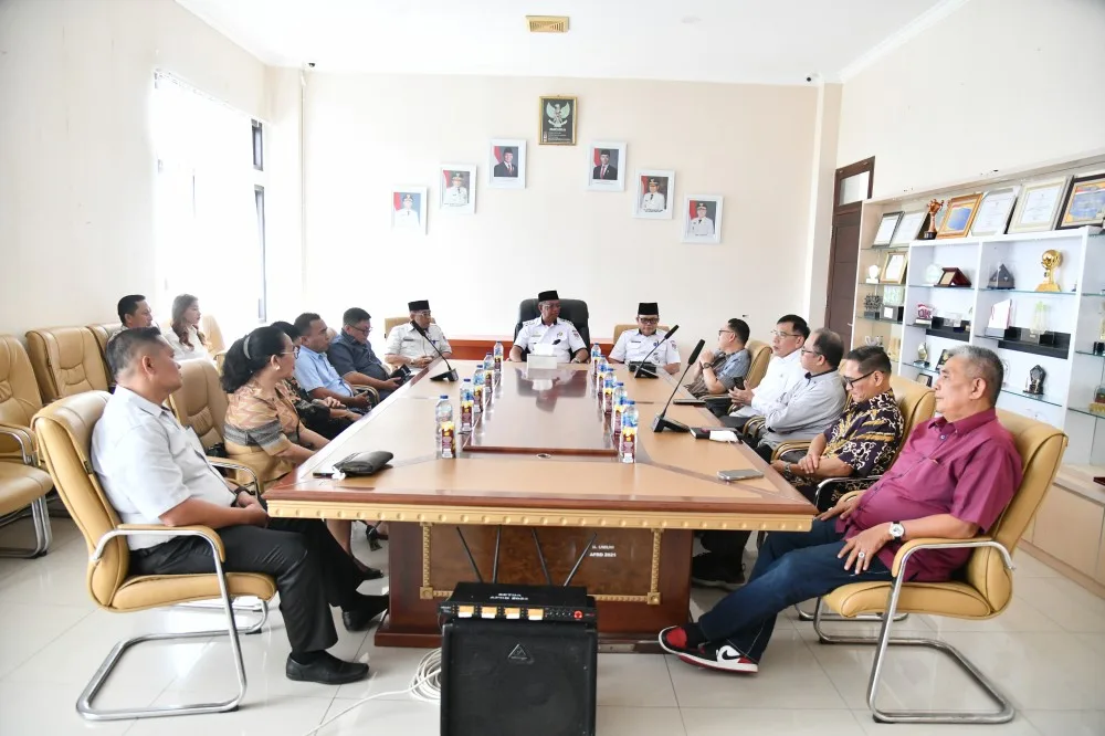 Oskar Manoppo Menyampaikan Apresiasi Rasa Terima Kasih atas Kunjungan Jajaran Sinode GMIBM