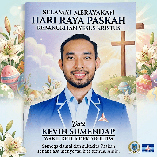 Kevin Sumendap Paskah Melambangkan Kemenangan Atas Dosa dan Kematian Serta Membawa Harapan Baru Bagi Kehidupan Setiap Orang