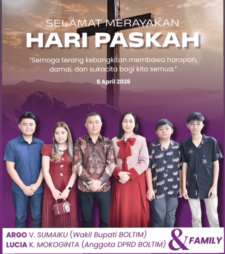 Wakil Bupati Mengajak Masyarakat Untuk Merayakan Momen Suci Kebangkitan Tuhan Yesus Kristus ini Dengan Penuh Sukacita Damai dan Kegembiraan di Tengah Keluarga.