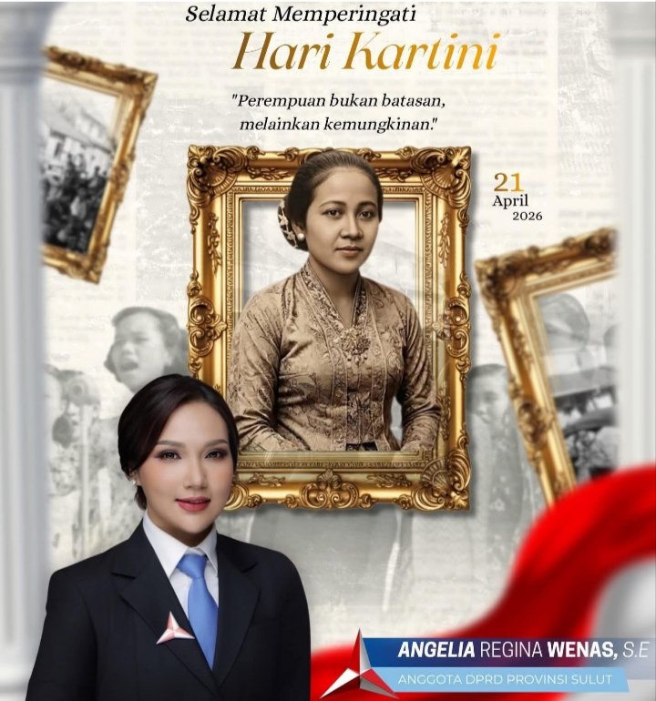 Angelia Regina Wenas Ucapkan Selamat Hari Kartini: Teruslah Berkarya dan Berdaya   