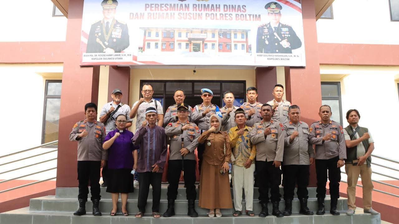 Kapolres Resmikan Rudis Dan Rusun Polres Boltim
