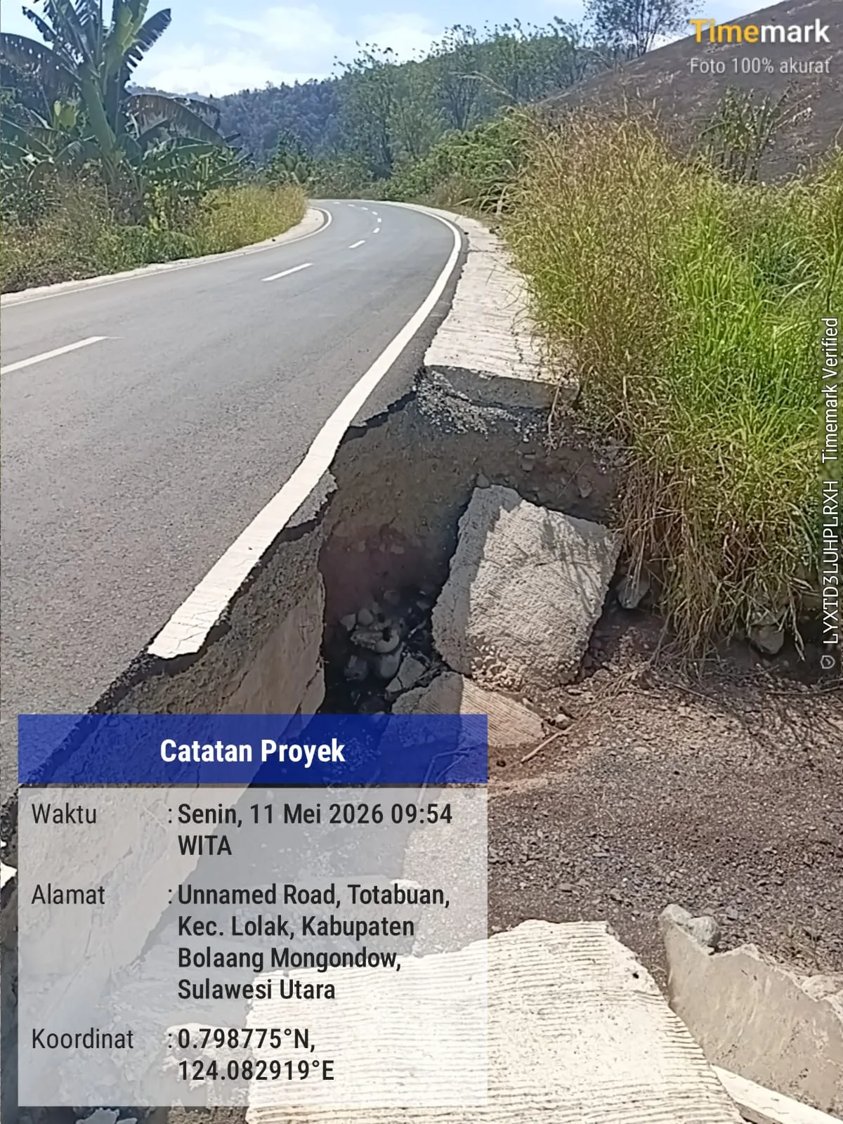 CV Multi Karya Utama Jadi Sorotan Publik di Duga Terkait Proyek Jalan Yang Tidak Sesuai