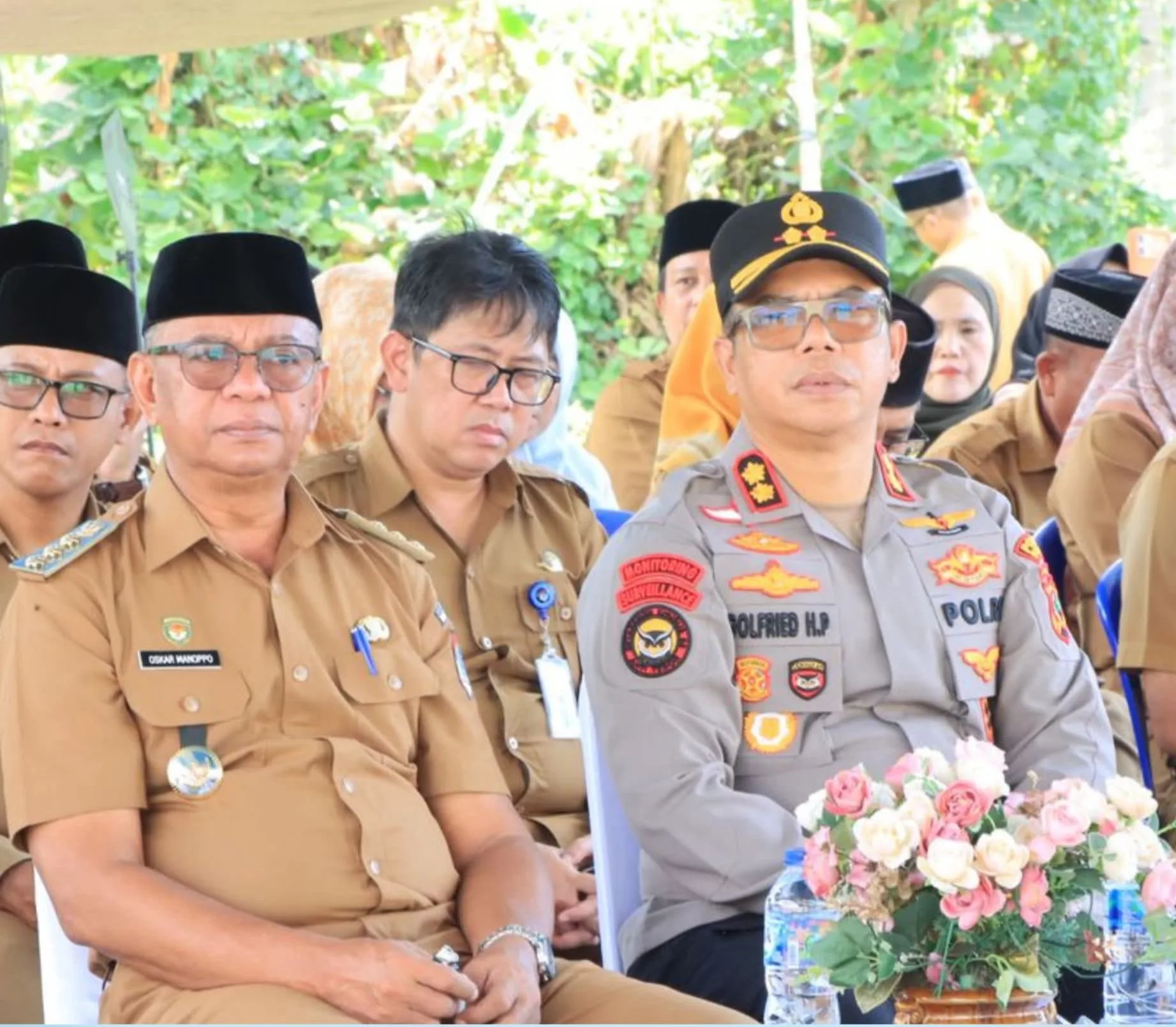 Kapolres Resmikan Pagar Baru MAKO Polres Boltim