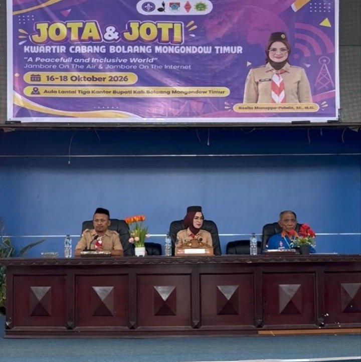 Ketua Kwarcab Pramuka Boltim Rosita Pobela Buka JOTA-JOTI 2026, 40 Peserta Diasah Keterampilan Digital