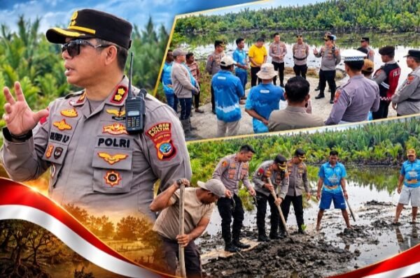 Kapolres Boltim Golfried Hasiholan Pimpin Aksi Peduli Lingkungan, Gandeng Nelayan Jaga Kelestarian Alam